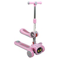 Самокат-беговел триколісний Skyper YL-0556/88 (колеса: передні Ø4,92"/заднє Ø3,15"/PU, рама: пластик, сидіння, підсвітка, до 30 кг)