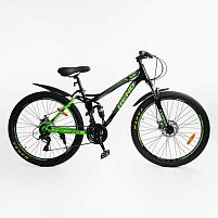 Велосипед двоколісний спортивний Corso RD-11320 «Rend» (колеса Ø26"/гума, рама: 15"/сталь, швидкостей: 21, обладнання Shimano)