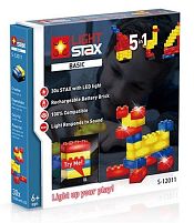 Картинка  Конструктор LIGHT STAX с LED подсветкой Basic 5в1 Версия с датчиком звука LS-S12011 магазин cd-market