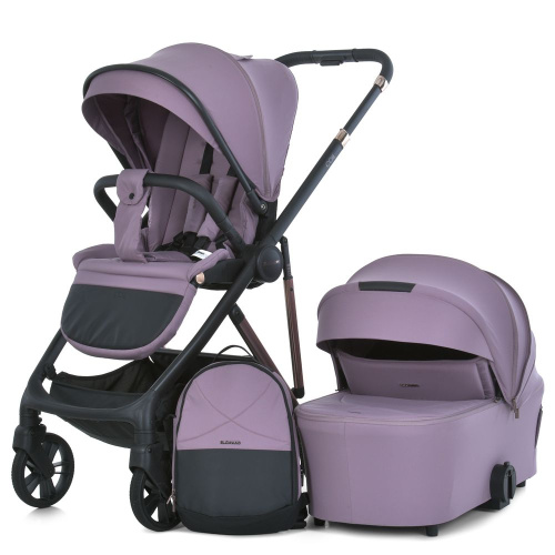 Коляска дитяча прогулянкова El Camino ME 1190 COIL Grape Pink (універсальна, 2в1) фото 10