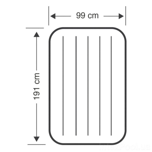 Надувний матрац Intex 64101 фото 7