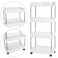 Етажерка на колесах 4яр 38*13*84см Stenson R93336
