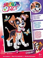 Картинка  Набор для творчества Sequin Art RED Oscar Puppy SA0907 магазин cd-market