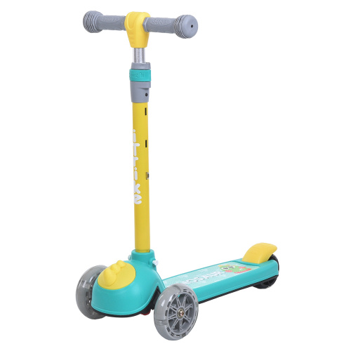 Самокат-беговел триколісний iTrike JR3-160-Dino (колеса: передні Ø4,5"/заднє Ø3,34"/PU, рама пластик, підсвітка, до 25 кг)