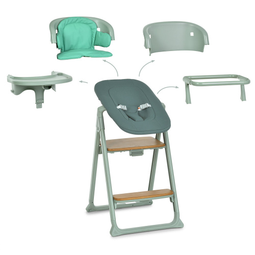 Стільчик EL CAMINO GROWEE ME 1222 Sage Green фото 11