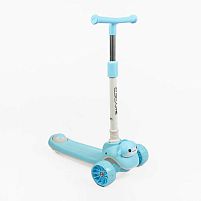 Самокат триколісний Skyper D-310/23 (колеса: передні Ø4.92"/заднє Ø3.15"/PU, рама: пластик/складна, до 25 кг)