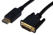 Картинка  Кабель ASSMANN DisplayPort to DVI-D (AM/AM) 2m, bk (AK-340306-020-S) магазин cd-market