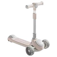 Самокат триколісний Skyper JM-4170/24 (колеса: передні Ø4.4"/заднє Ø3.15"/PU, рама: пластик/складна, підсвітка, до 25 кг)