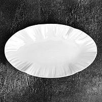 Блюдо порцеляна "Grass" 35.5*22*4см Stenson MC4893-14