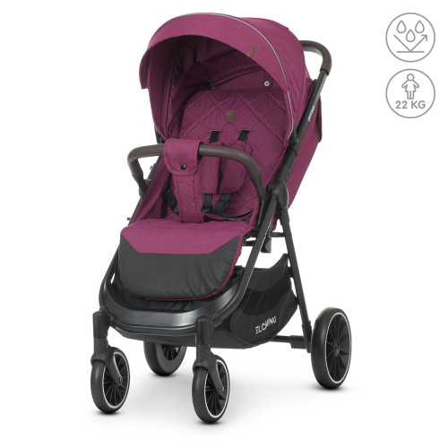 Коляска дитяча прогулянкова El Camino ME 1083 OPTIMA Purple