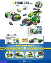 Парковка P 978 A 3 машинки, гелікоптер, запускач, 2 рівні, в коробці