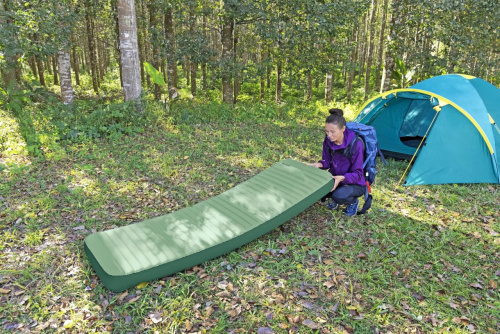 Килимок самонадувний BestWay 69623 «Comfortrek» (10.8*63.5*198 см, одномісний, мішок, для екстремальних погодних умов, до150 кг) фото 7