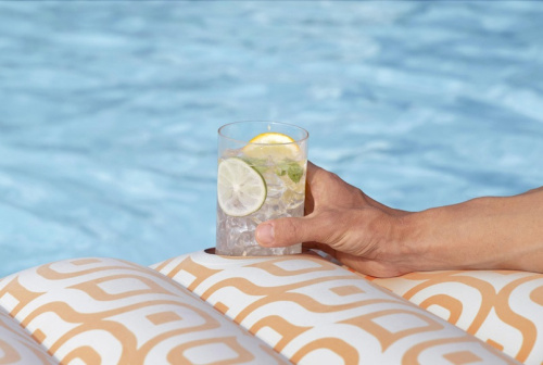 Матрас надувний для плавання BestWay 43836 «Комфорт плюш» (84*183 см, підсклянник, підголівник, вік 8+, до 100 кг) фото 3