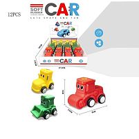 Набір машин CC 119-4 ЦІНА ЗА 12 ШТУК В БЛОЦІ, в коробці