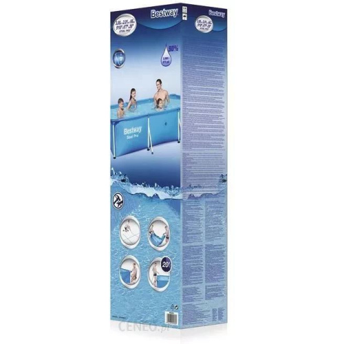 Каркасний басейн Bestway 56404 (66*201*300 см, об'єм: 3300 л., серія: Steel Pro) фото 6