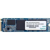 Картинка  Твердотільний накопичувач SSD M.2 Apacer 240GB AS2280P4 NVMe PCIe 3.0 x4 2280 3D TLC (AP240GAS2280P4-1) магазин cd-market