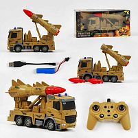 Машина на радіокеруванні TK - 266-50 "TK Group", військова техніка, звук, стріляння, акум. 3,7 V, пульт 2,4 GHz, у коробці