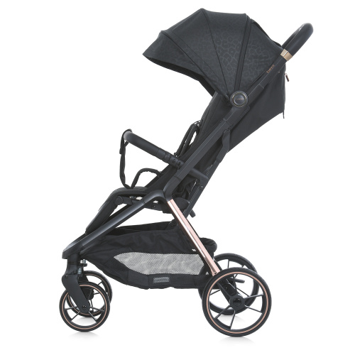 Коляска дитяча прогулянкова El Camino ME 1127-G BEYA Black Leo фото 4