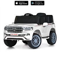 Електромобіль дитячий Bambi Racer M 6130EBLR-1 «Toyots Land Cruiser» (колеса Ø8.1"/EVA, акк: 2*6V/5Ah, мотор: 2*12V/35W, до 5 км/г, до 30 кг)