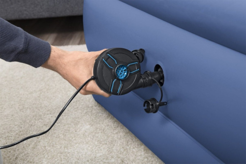Насос електричний BestWay 62255 «Powertouch» (живлення:мережа 220V чи прикурювач 12V, 490 л/хв., 3 насадки, надування/здування) фото 12