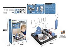 Конструктор електронний DL 0102 “Лабіринт”, 46 елементів, QR-код з відео майстер-класом, на батарейках, інструкція, в коробці