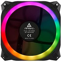 Картинка  Корпусний вентилятор Antec Prizm 120 ARGB, 120мм, ARGB, 4/3 пін, чорні лопасті, біла рамка (0-761345-75284-8) магазин cd-market