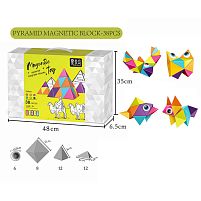 Конструктор магнітний XC-D 3 38 деталей, в коробці