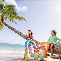 Плотик дитячий надувний для плавання Intex 58172 «Серфінг» (79*84 см, 2 ручки, вік 6+, до 40 кг)