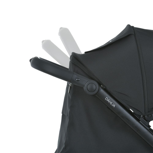 Коляска дитяча прогулянкова El Camino ME 1181 DAHLIA Black фото 4