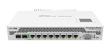 Картинка  Маршрутизатор MikroTik Cloud Core Router  7xGE, 1xGE/SFP, 1xSFP+, OS L6, pas, LCD, rack (CCR1009-7G-1C-1S+PC) магазин cd-market