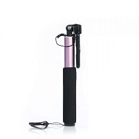 Картинка  Монопод для селфи REMAX, Aluminium, mirow Selfie Stick, PINK (RP-P5-PINK) магазин cd-market
