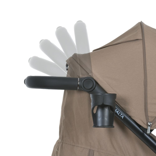 Коляска дитяча прогулянкова El Camino ME 1182 MALTA Coffee Beige фото 16