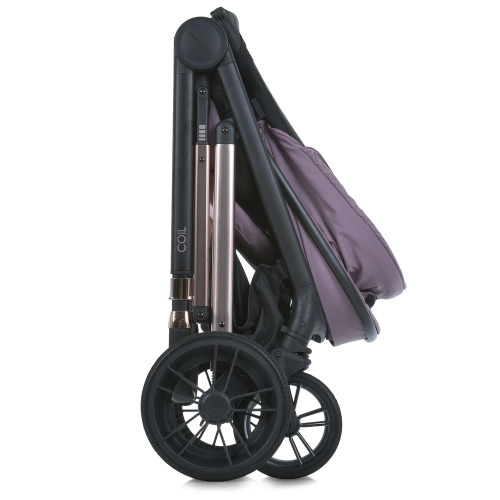 Коляска дитяча прогулянкова El Camino ME 1190 COIL Grape Pink (універсальна, 2в1) фото 14