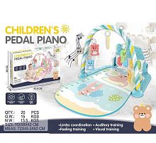 Килимок 518 A23 звук, підсвічування, піаніно, 5 підвісок, ростомір, в коробці