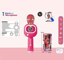 Мікрофон HY 850 E підсвічування, 3 ефекти зміни голосу, регулювання гучності, Bluetooth, слот для TF-карти, в коробці