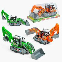 Екскаватор 668-2 2 види, інерція, рухомі деталі, додаткова стріла з ковшем, у слюді