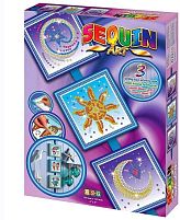 Картинка  Набор для творчества Sequin Art SEASONS Cosmic ,Sun,Moon and Stars SA1511 магазин cd-market