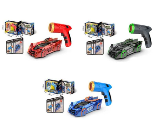 Машина на лазерному керуванні R 701 S /702S/703S 3 кольори, антигравітаційна, лазерний пульт, підсвічування фар, 2 режими роботи, в коробці, МІКС