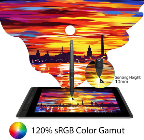 Картинка  Графічний монітор Huion Kamvas Pro 13 (GT133_HUION) от магазина cd-market фото 9