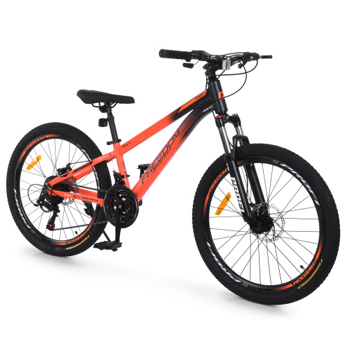 Велосипед двоколісний спортивний Profi FD-2404 «Freedom» (колеса Ø24"/гума, рама: 11"/алюміній, швидкостей: 21, обладнання Shimano)