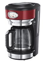 Картинка  Кофеварка Russell Hobbs  Retro Ribbon Red (21700-56) магазин cd-market