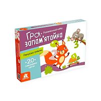 Гра запам’ятайка "Рахуємо граючи" КН1664003У "Кенгуру", 20 карток, завдання, в коробці