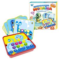 Пізнавальна мозаїка 13731 "WToys", 38 елементів, 12 карток із завданнями, в коробці