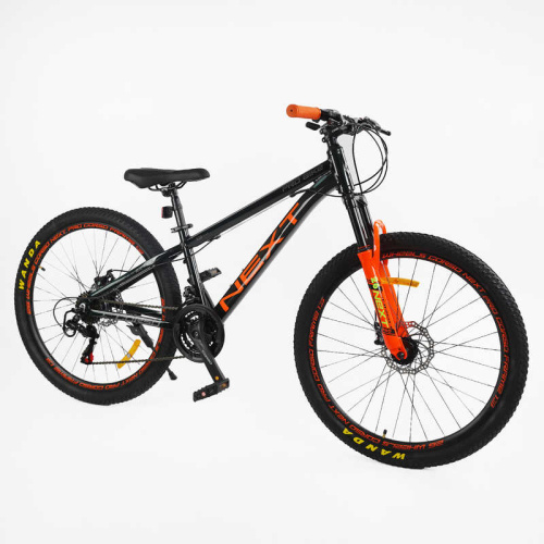 Велосипед двоколісний спортивний Corso NX-26700 «Next» (колеса Ø26"/гума, рама: 13"/алюміній, швидкостей: 21, обладнання Shimano) фото 2