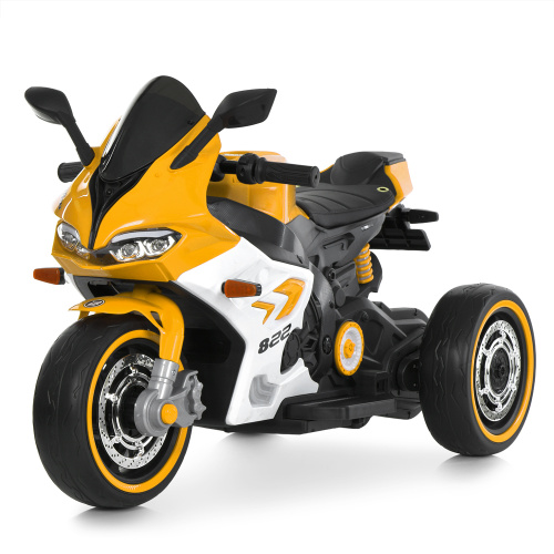 Електромотоцикл дитячий Bambi Racer M 6307EL-6 (колеса: Ø11.8"/EVA, акк. 12V/10Ah, мотор: 2*12V/25W, до 8 км/г, до 30 кг)