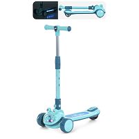 Картинка  Самокат триколісний iTrike JR3-134-BL (колеса: передні Ø4,22"/заднє Ø3,34"/PU, рама: пластик/складна, підсвітка, музика, до 25 кг) магазин cd-market