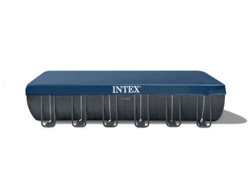 Каркасний басейн Intex 26368 (132*366*732 см. об'єм:31805 л. пісочн.фільтр-насос з хлорген.7900 л/г, драбина, тент, підстилка, сітка, серія:Ultra XTR) фото 8