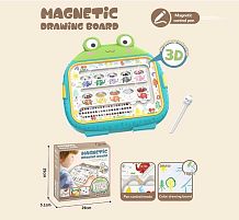 Магнітна гра 666-7 A “Жабка”, магнітний стилус, сортер, кульки, в коробці