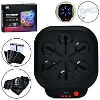 Боксерський набір Profi MS 4775 (6*38,5*44 см, 6 швидкостей, 6 цілей, Bluetooth, рукавички, музика, світло, ектронне табло, акумулятор, Type-C шнур)