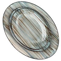 Тарiлка порцеляна "Patina" 10" (25.4см) Stenson MC6142-10